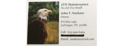 JTN Maintenance