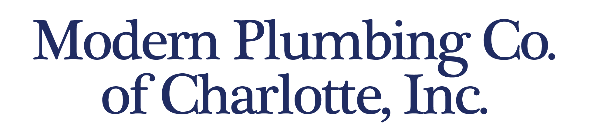 Modern Plumbing Co of Charlotte, Inc